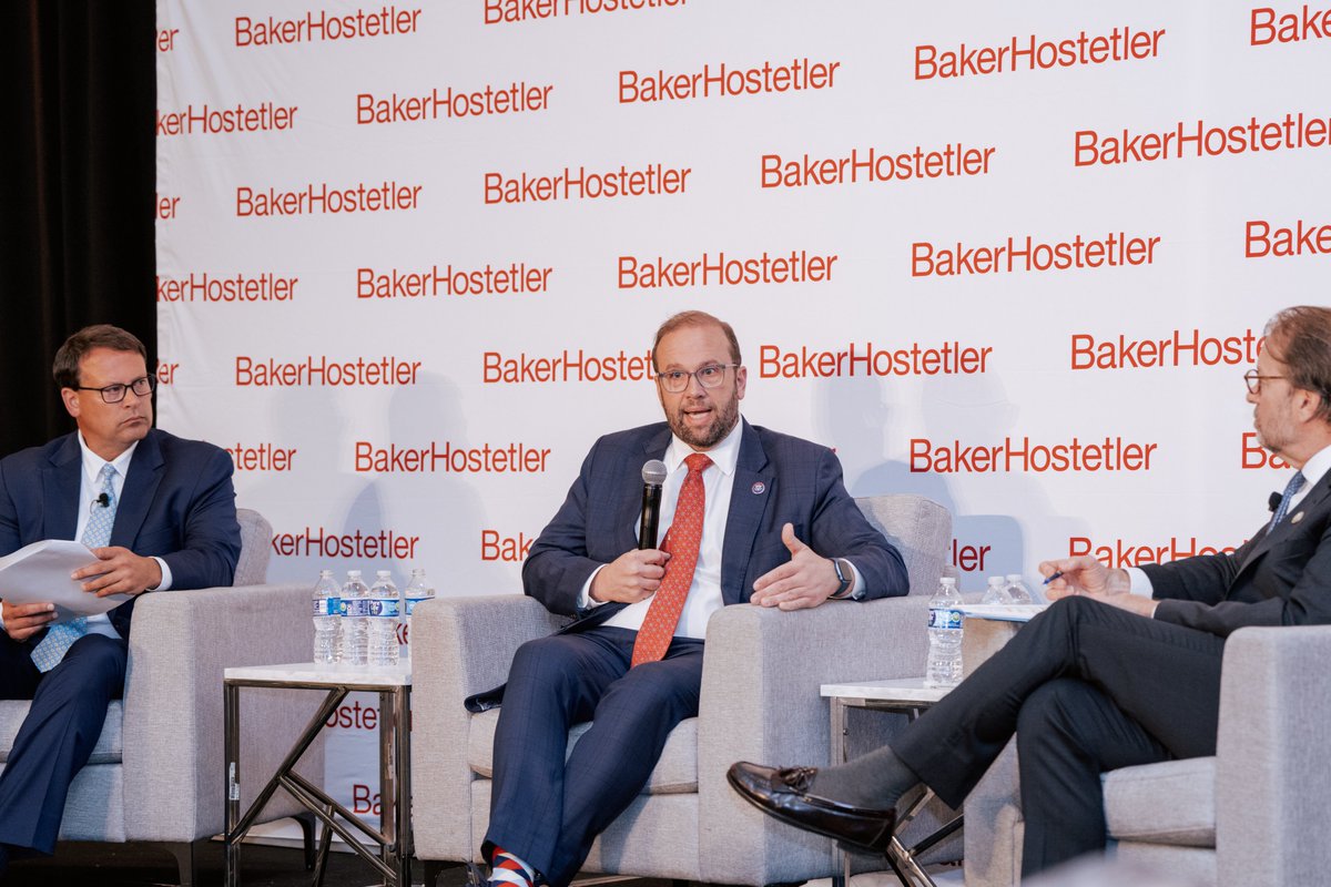 Congressman Jason Smith (R-MO) tells the group at BakerHostetler’s Legislative Seminar that the current political environment is one unlike any other. “It’s a new day in how you navigate the waters,” he said.

#BHLegSem24 #BHEvents #Congress