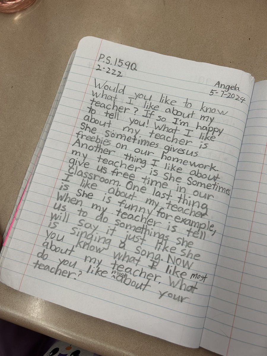 RodriguesPS159's tweet photo. When the month of May Writing Prompts align with Teacher Appreciation Day/Week. These make my teacher heart so full ☺️ #HappyTeacherAppreciationWeek #secondgrade #elementaryteacher #teachingrocks #TeacherAppreciationDay #TeacherAppreciation https://t.co/btfYahRQgr