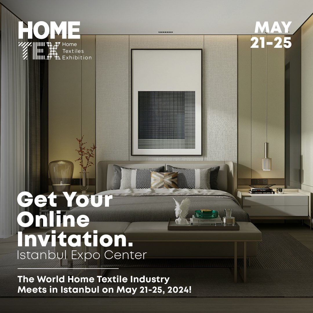 You’ll find more than you know about home textiles at HOMETEX! Online Invitation: hometex.com.tr/en/online-tick… 🗓21-25 May, 2024 📍Istanbul Expo Center, Yesilkoy, Turkiye @kfafuarcilik @tetsiad +++