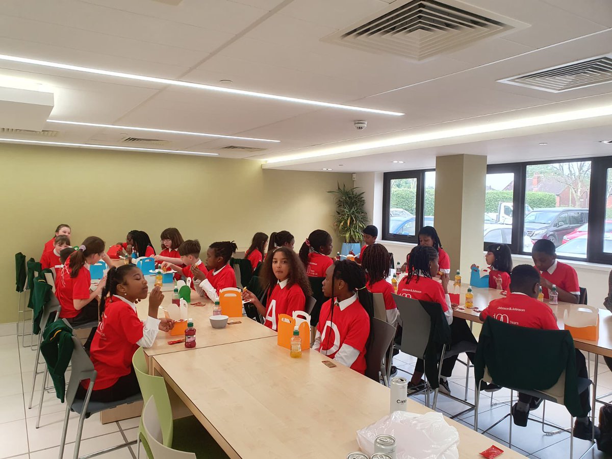 Our singing superstars had a fantastic time performing for our friends at Johnson &amp; Johnson to celebrate their 100th birthday! Congratulations J&amp;J and thank you for all you do to support us! #HGPScelebrities <a href="/JNJNews/">Johnson & Johnson</a> @JNJMedTechUKI @DePuySynthes #choir