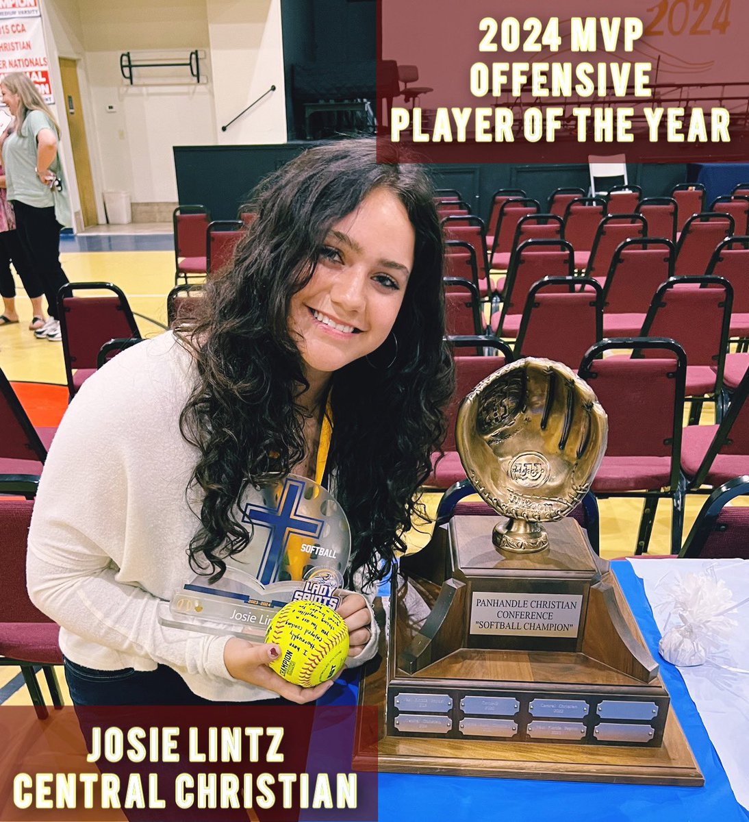 Central Christian Awards Ceremony. Thank you to CCS for the amazing year, memories, and Final Four Championship! @SF16UWarman @GCMSportsAL @SoftballDown @UWAA_United @2029Sophie #softball #fastpitch #christianathletics #femaleathletes #mvp
