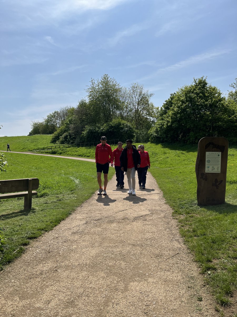 Brixworth Country Park is awash with colour this afternoon... Our monthly Team Wellbeing Walk at Brixworth Country Park. What a great day for it. #Northamptonshire @BXCPBVW
