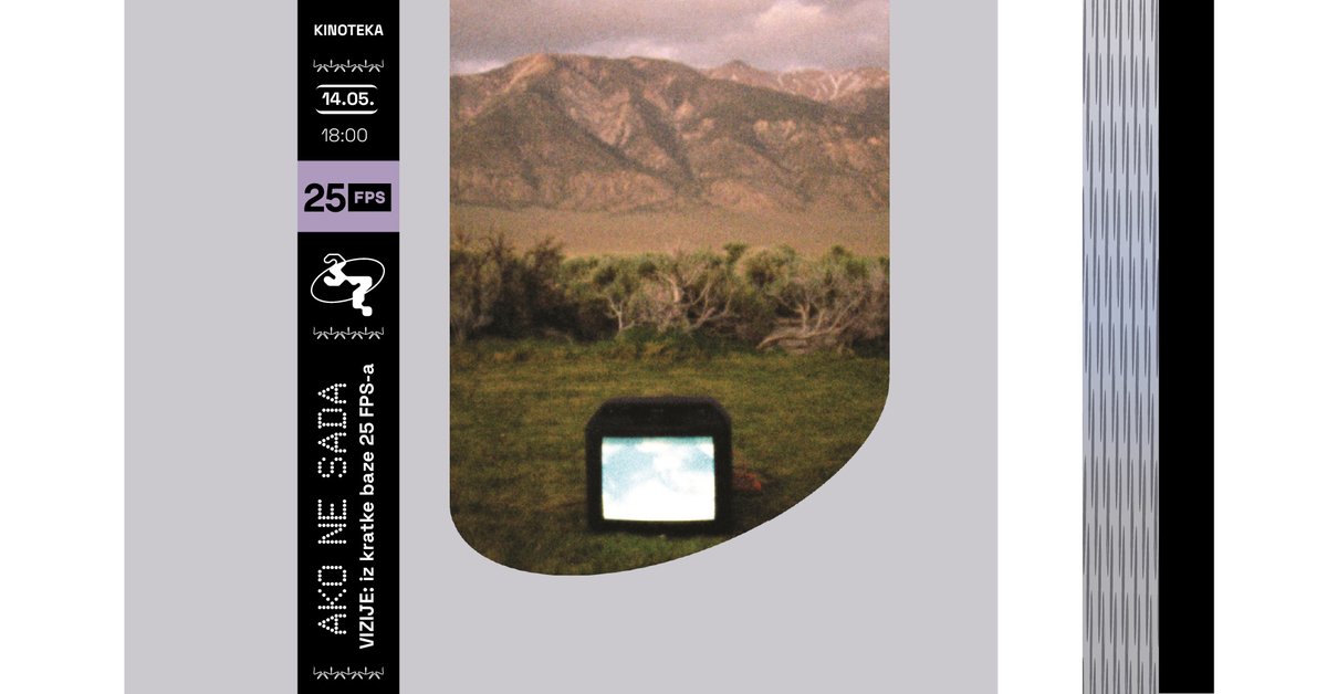 Nove Vizije osmišljene su sa Salonom mladih na tragu ovogodišnje teme centralne izložbe, 𝑃𝑎𝑜 𝑠𝑎𝑡 𝑢 𝑏𝑢𝑛𝑎𝑟: filmovima se prožima tema dokolice te tema (ne)funkcionalnosti naših tijela u vremenu, prostoru ili određenoj akciji. 𝘜𝘵𝘰𝘳𝘢𝘬 14.5. 18𝘩 @ Kino Kinoteka