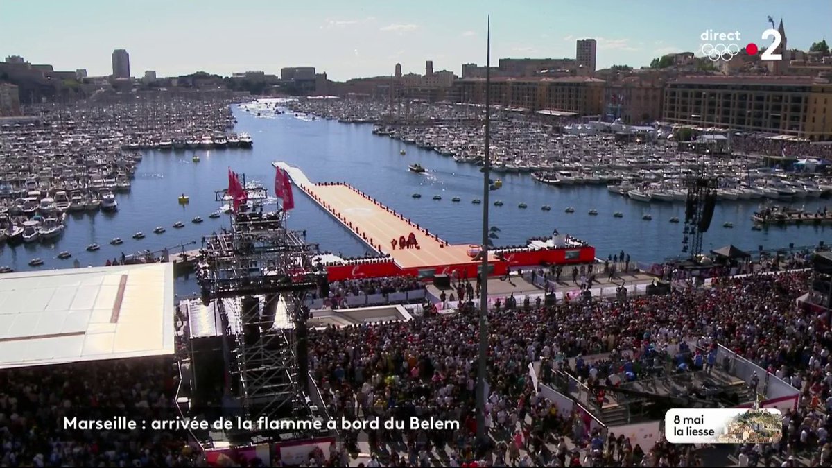 🔥 L'arrivée de la flamme olympique à Marseille : ce moment historique à ne pas manquer ! ▪ 18h30 : l'entrée du Belem dans le Vieux-Port. ▪ 19h : la descente de la flamme avec Florent Manaudou, premier relayeur. DIRECT 👉 bit.ly/FlammeMarseille