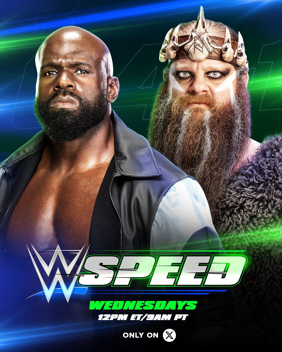 The road to finding WWE Speed Champion @KingRicochet’s first challenger starts today. It’s @WWEApollo vs. @Ivar_WWE in the first match of the No. 1 Contender’s Tournament TODAY on #WWESpeed, 12pm ET / 9am PT exclusively on @X.