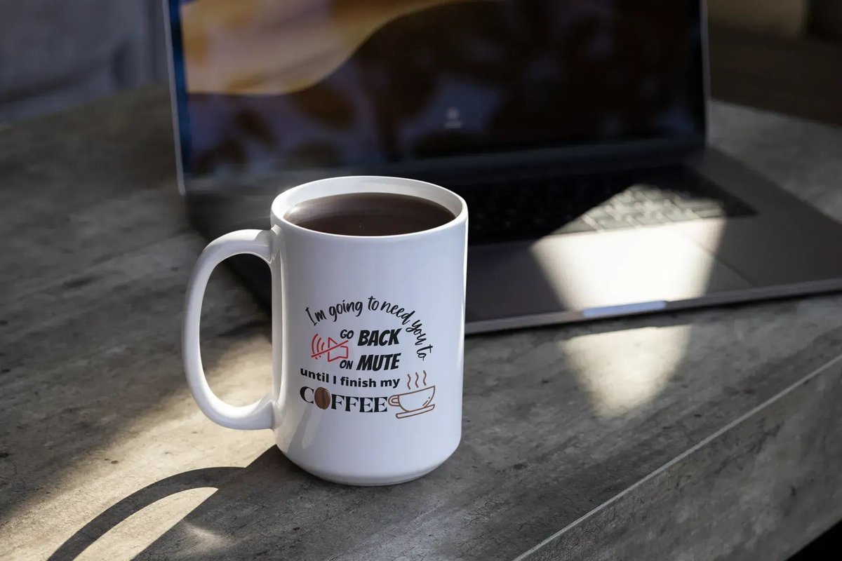 Alright, simmer down. Don't make us put you back on mute! 😆 Lighten up your next #Zoom Call with this #funnymug from #caFUNated: buff.ly/3y9qDsB 

#coffeecup #coffeemug #teacup #cups #mugs #funnycup #officemug #coffeebreak #coffeetime #coffeegram