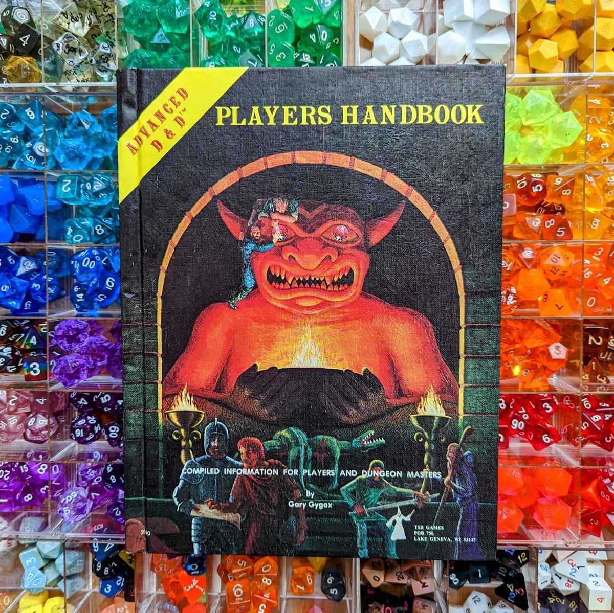 Whenever I take out my AD&D Players Handbook, it is impossible for me not to take a moment to appreciate the cover art.