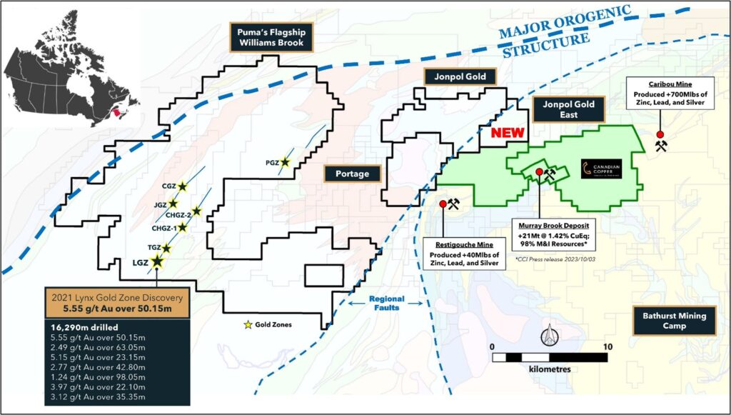 $PUMA.V launches 2024 exploration program at Jonpol gold. Puma is expanding its regional exploration fieldwork to prospective areas of the Williams Brook Project to identify additional priority targets and add to the Williams Brook gold inventory. explorationpuma.com/en/puma-launch…