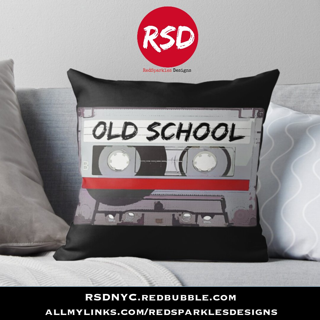 OLD SCHOOL | RED STRIPE CASSETTE THROW PILLOW via @redbubble
redbubble.com/i/throw-pillow…

#RedBubble #RedBubbleStore #RSD #RedSparklesDesigns #WomanOwned #ShopSmall #Gifts #GiftIdeas #GiftsForHer #GiftsForHim #GiftsForMom #GiftsForDad #OldSchool #Retro #CassetteTape #ThrowPillows