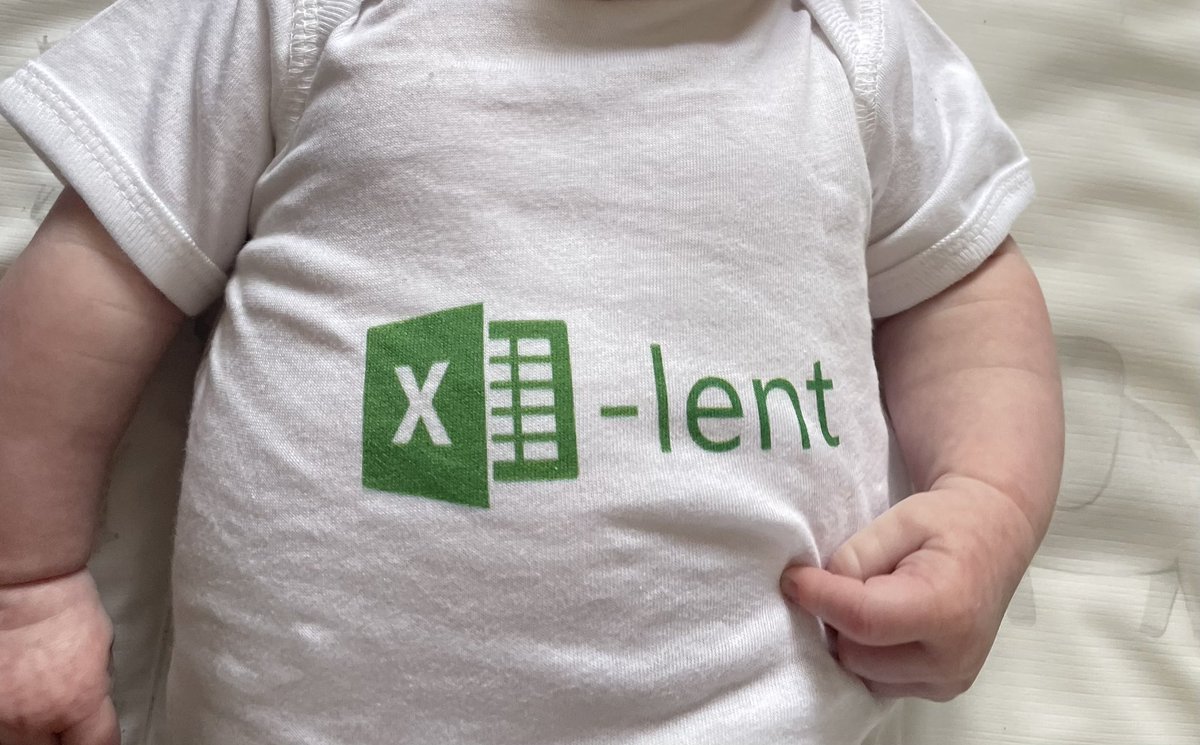 Thank you <a href="/elliss_sara/">Sara Elliss</a> for the best baby vest! We do love Excel!! 💚