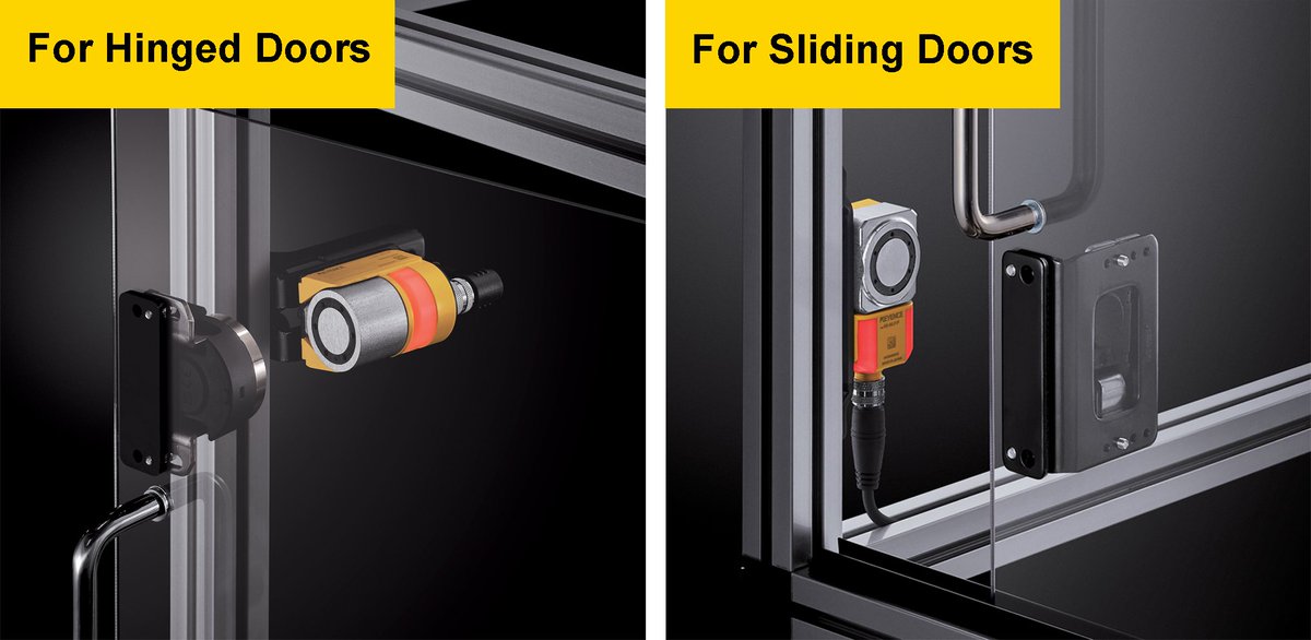 The two unique styles of the GS-M Series- sliding and hinged door models - offer solutions for any application, no matter the size or type of your machine or door. Learn More: keyence.com/05062024/GS-M/… #KEYENCE