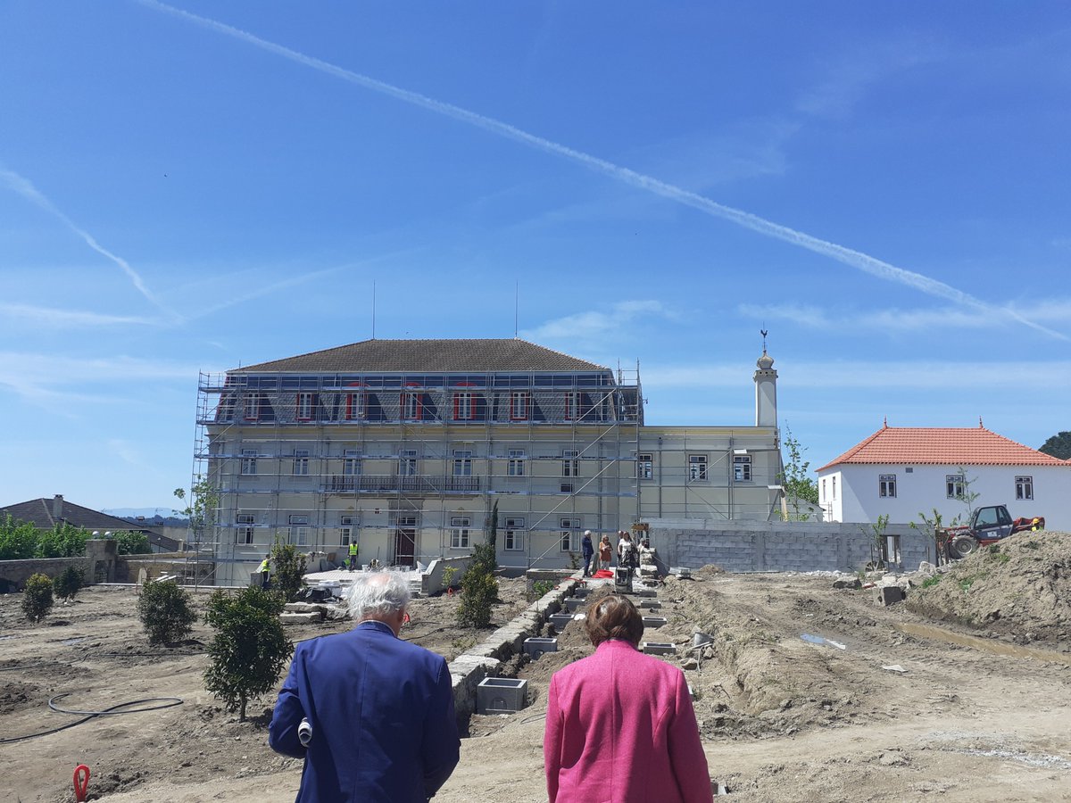 Yesterday, Ambassador Martine #Schommer visited Casa do Passal in Cabanas de Viriato to witness its transformation into a museum, to be inaugurated on July 19. Mayor Paulo Catalino and members of Aristides de Sousa Mendes' family accompanied her.