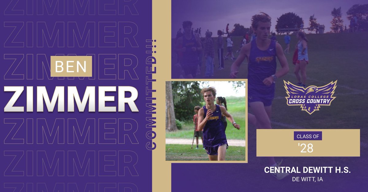 We are excited to welcome Ben Zimmer to the Loras XC/TF team! #GoDuhawks