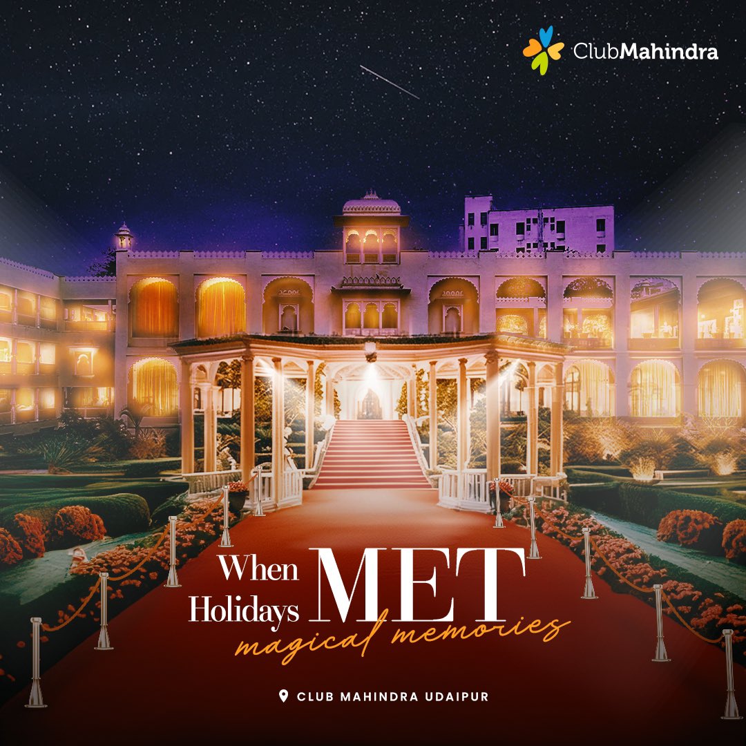 Where timeless luxury MET the garden of royalty! Club Mahindra Udaipur is all dressed up and ready to steal the spotlight. Experience holidays so good that even the stars MET their match. #ClubMahindraGlam #ClubMahindra #MET #MetGala #MetGala2024 #ClubMahindraResort