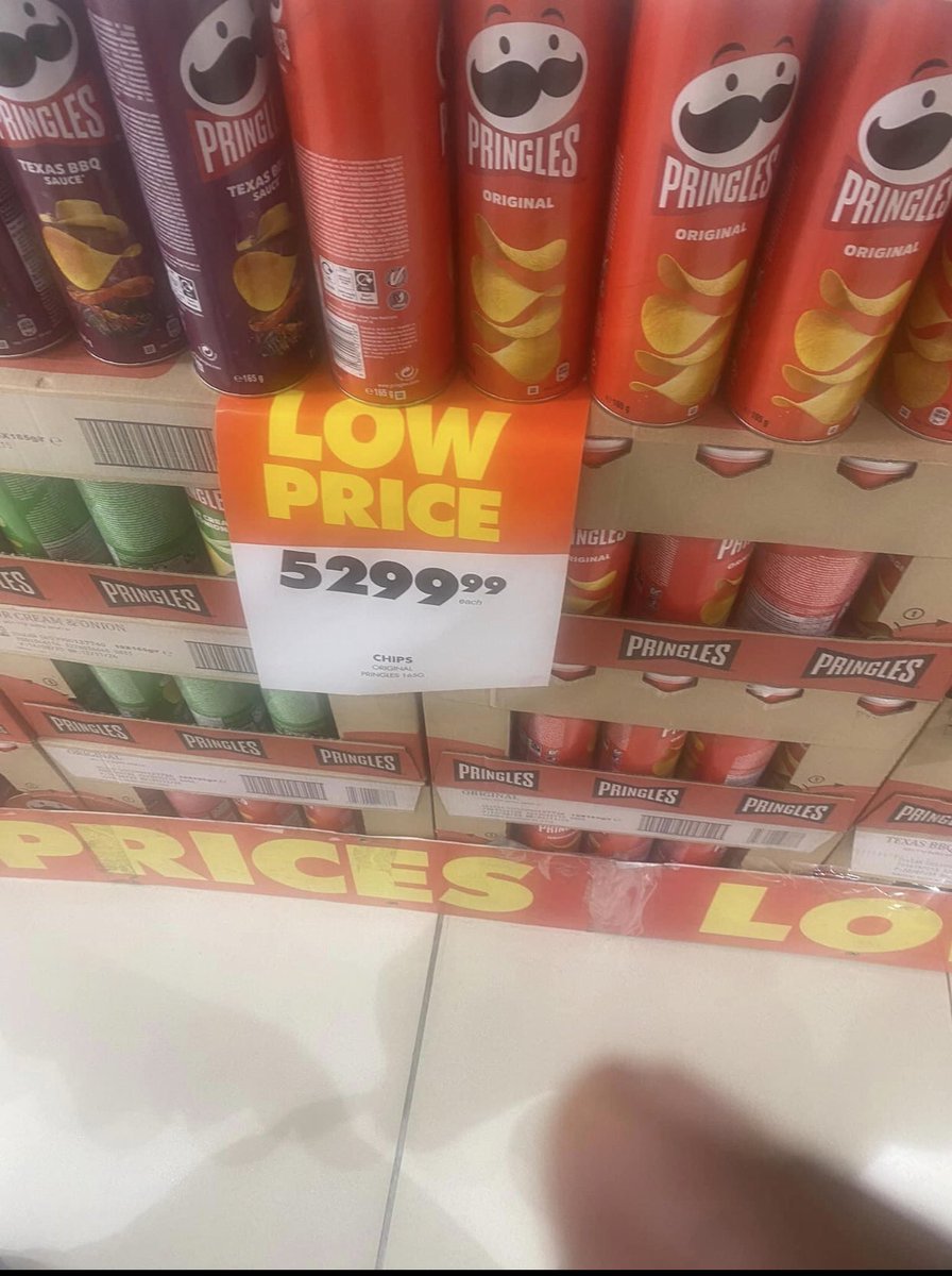 Pringles now 5300

Make I just pass Abeg and look for something else to get😢