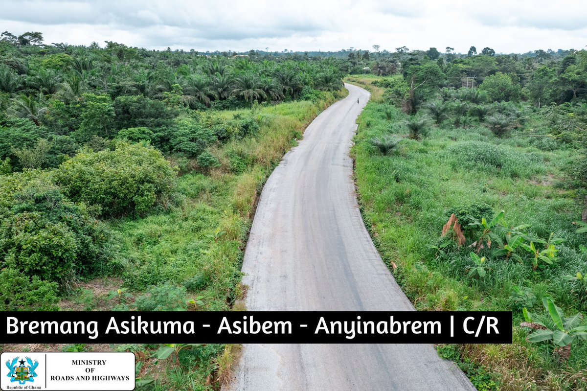 Current state of Bremang Asikuma - Asibem - Anyinabrem  roads in the Central Region.

#RoadsForDevelopment 
#Bawumia2024 
#ItIsPossible