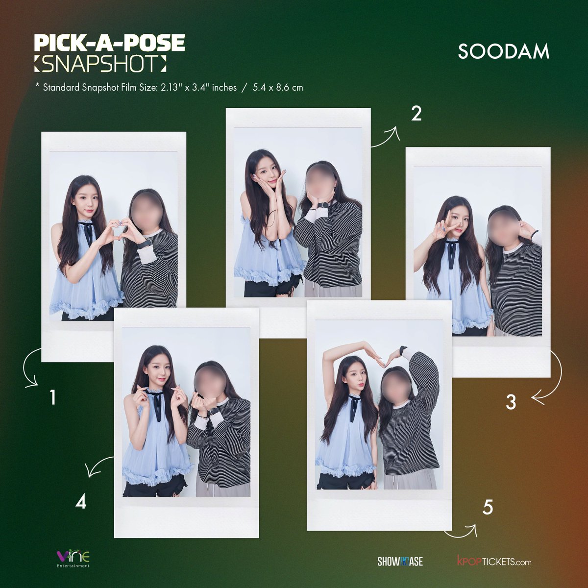 #LOCKEY Check out the cool and cute poses you can do with SECRET NUMBER 📸✨! 📣 Just a reminder that standard snapshots open TODAY at 2PM Venue Local Time! Also remember that there is a 5 limit per member for both Standard and Premium snapshot tickets! Tickets are very limited