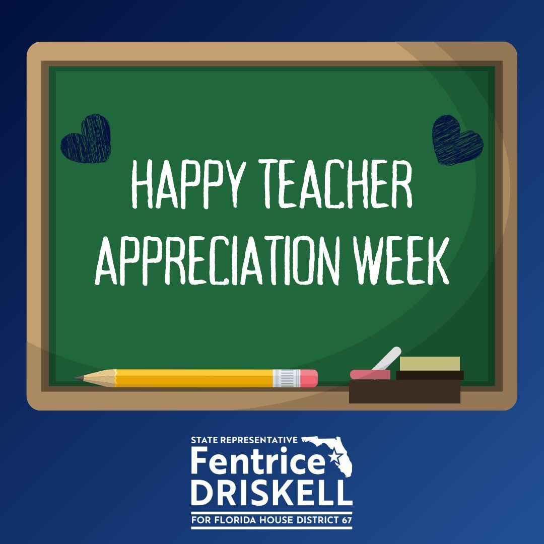 Thank you to all the dedicated teachers in our district for shaping young minds every day! #TeacherAppreciationWeek #FentriceForFL