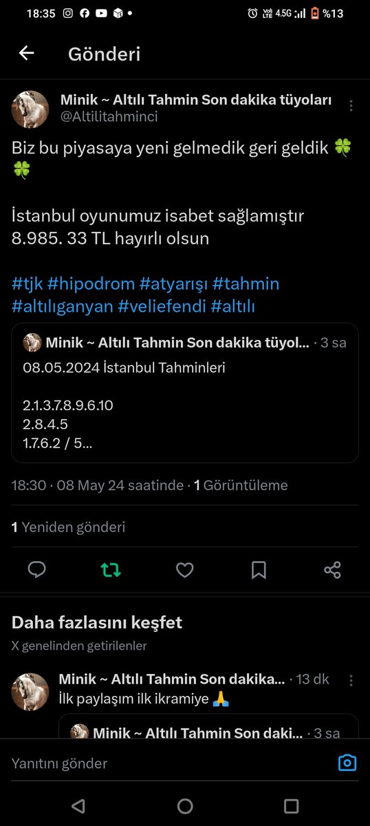 Haliimkaya's tweet photo. İlk tahminimiz tutmuştur 🫰🎉 https://t.co/nuImedLiPk