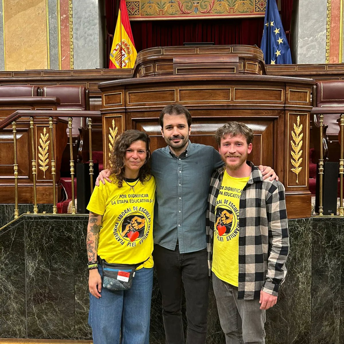 Hoy, nos ha recibido @J_Sanchez_Serna en el @Congreso_Es. Le hemos trasladado la necesidad de poner sobre la mesa la situación que viven las Escuelas Infantiles en toda España.