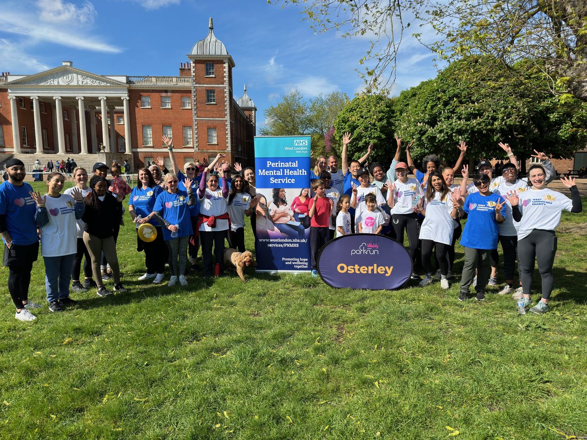 We had a wonderful time at Osterley Parkrun on Saturday, raising awareness of maternal mental health and the work we do as part of #MaternalMentalHealthAwarenessWeek #MMHAW24 @parkrunUK @westlondonnhs