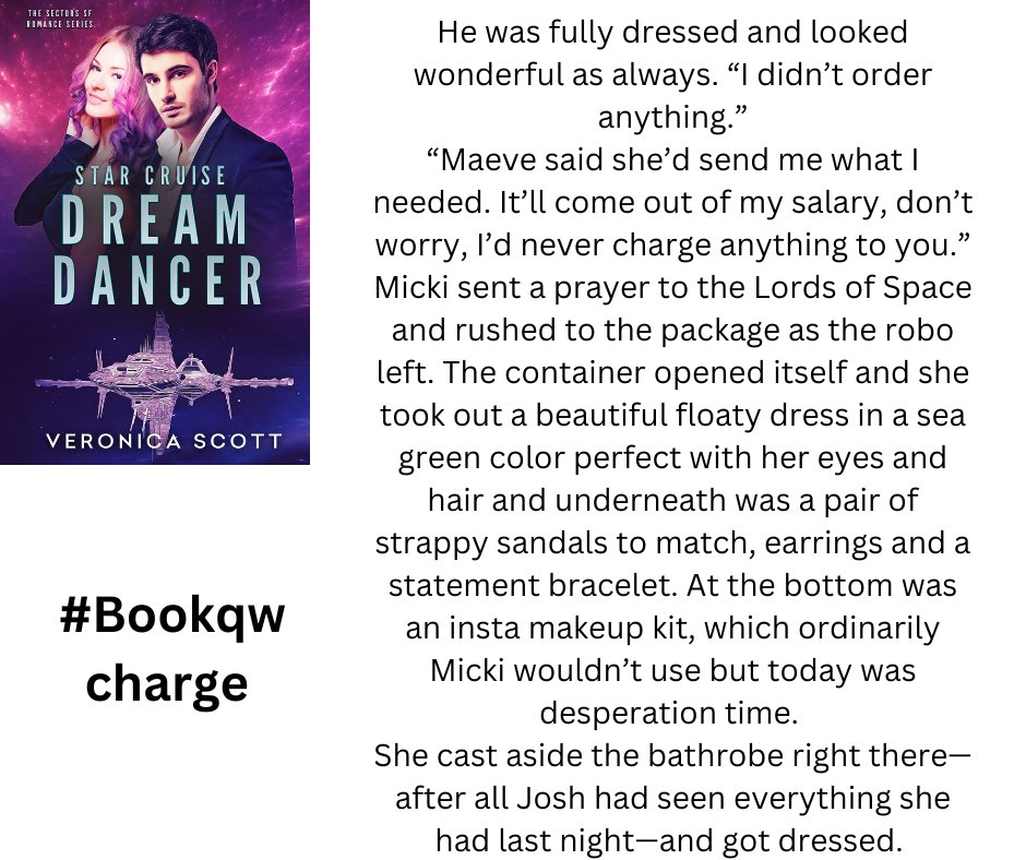 #Bookqw 'charge' from my scifi billionaire romance STAR CRUISE DREAM DANCER amazon.com/Cruise-Dream-D…