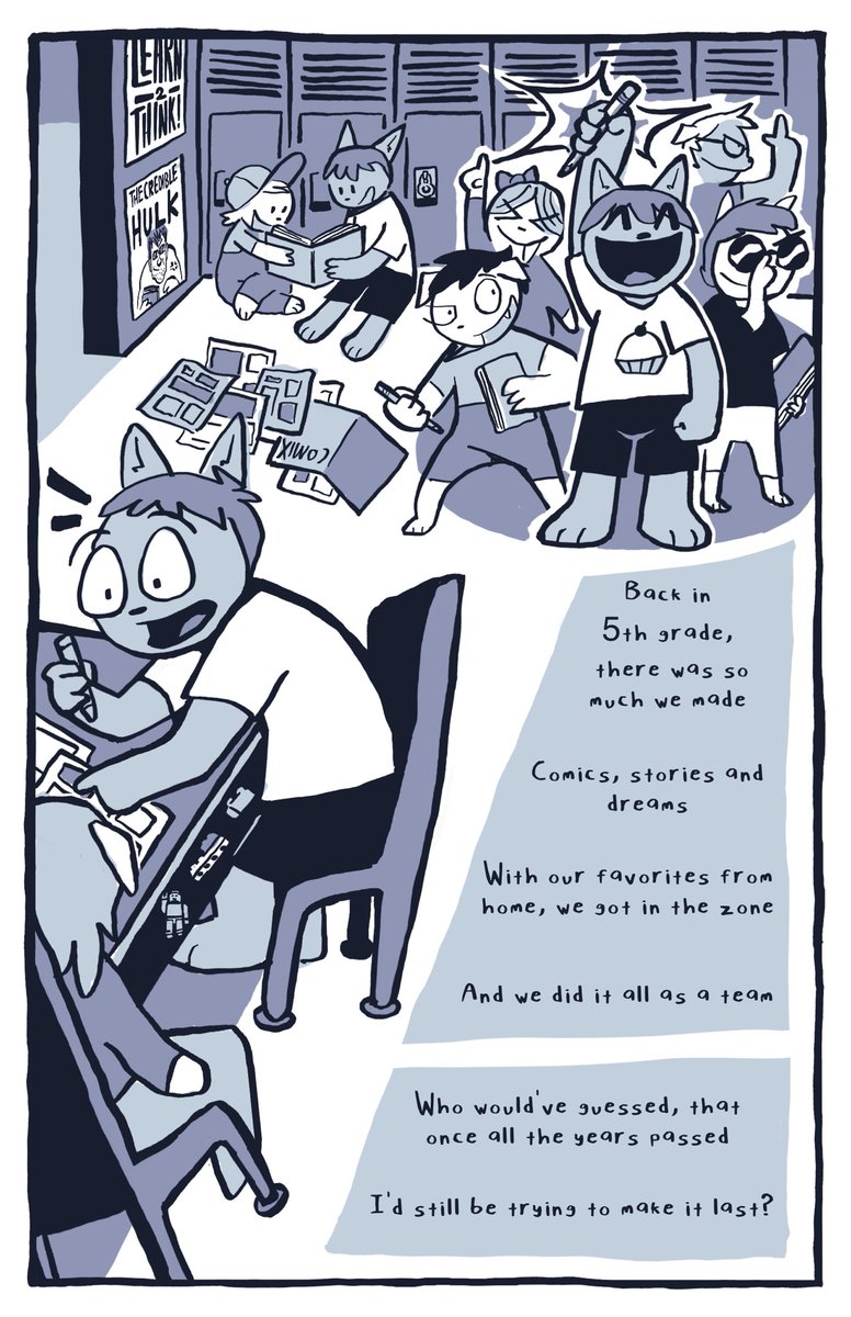 peperdoodel's tweet photo. [1/2] Here is an 8 page comic I made for my application to the RA program at SVA! (supposedly it went really well but I did not get in 😭) https://t.co/6hR0ufdibv