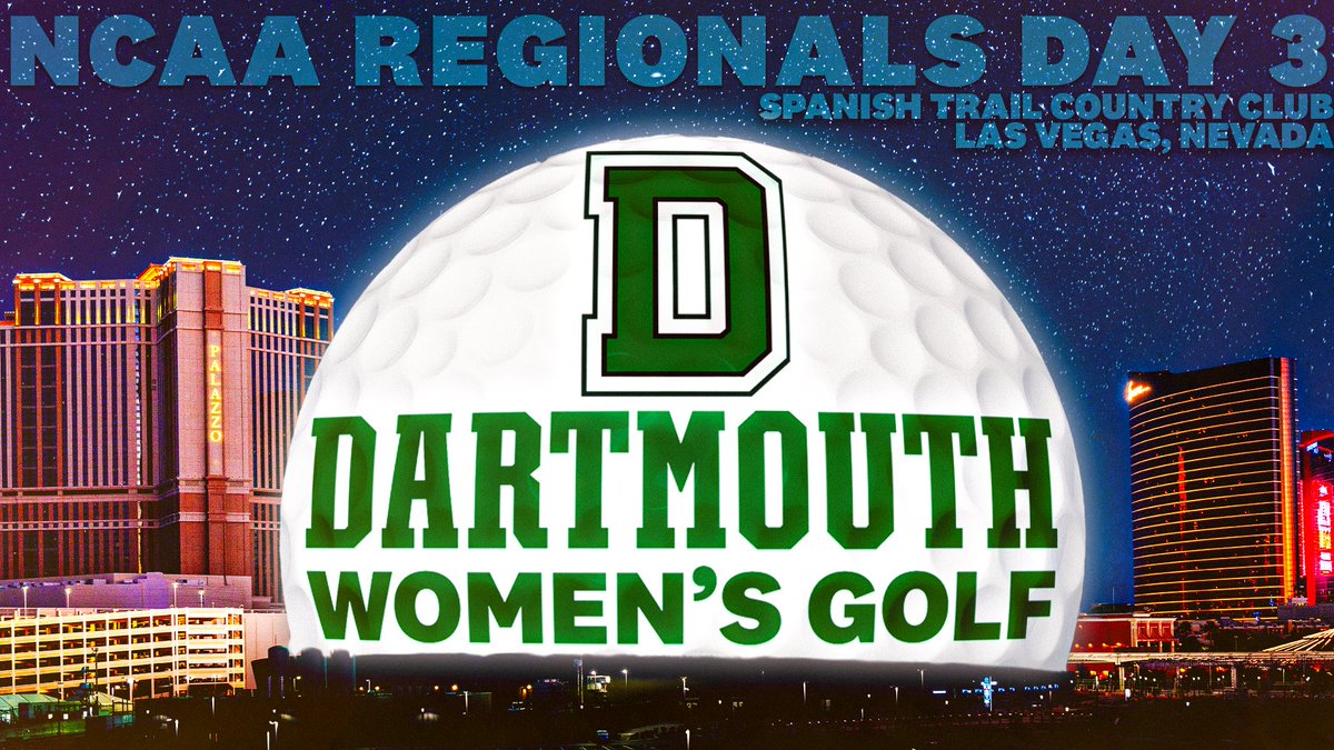 We’ve had a ball in Las Vegas so far, onto the final day of competition here at the @ncaa Regionals! 📊: tinyurl.com/42yz3fdm #GoBigGreen | #TheWoods🌲