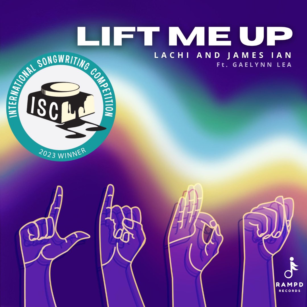 #LiftMeUp WON!! So pumped that James Ian and I won the @intlsongcomp Social Causes category and took third place in the Performance category! 🙌🙌🏽🙌🏿