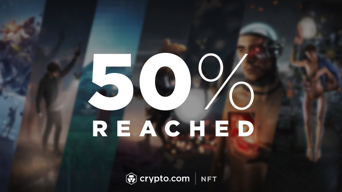 +50% of the Drop Reached ‘Surreal Emotion’ on @cryptocomnft Thanks & Congrats to the new 59 holders🫶🏻 Lets keep the mint going TOP 10 ranking soon! #CROfam BUY NOW👇🏻