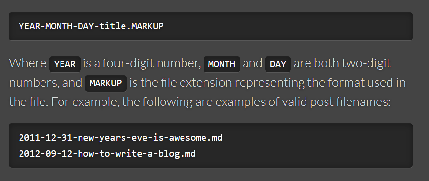 EmmaDSCodes's tweet image. Okay, real question: Does anyone *actually* like this syntax of specifying the dates in Markdown blog post source files? Considering adding support for in to HydePHP, but if feels like an anti-pattern. What are your thoughts? #Jekyll #JekyllRB #StaticSites