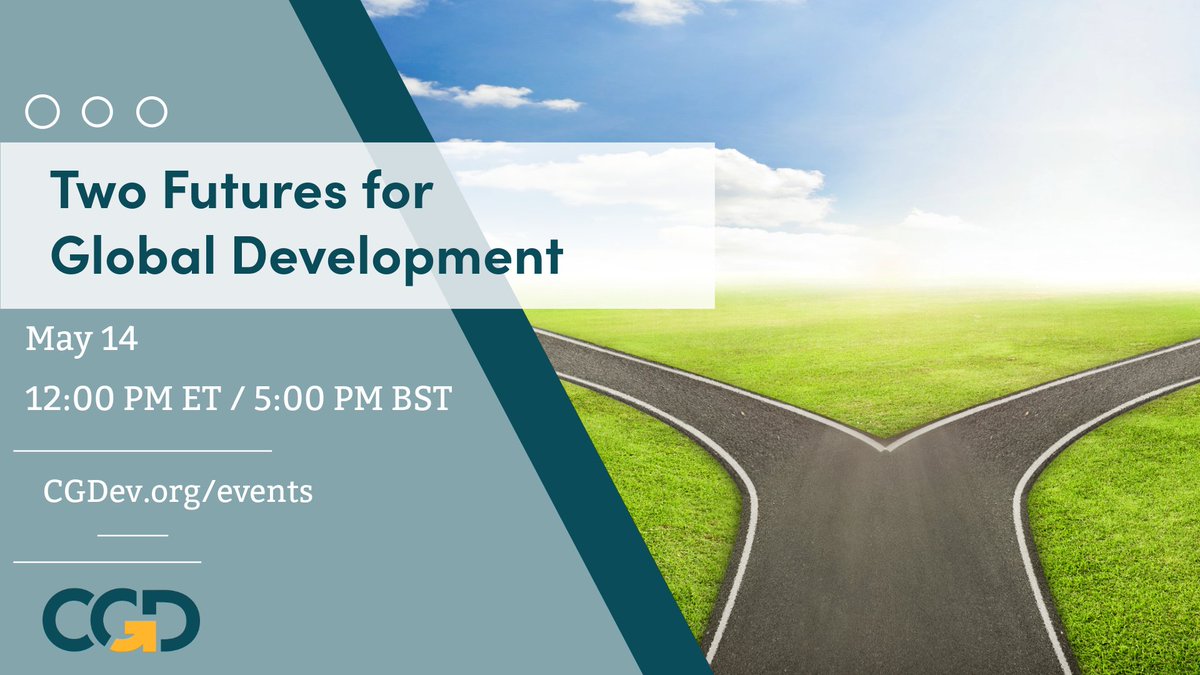 What might be the best, and worst, case scenario for the world by 2050? 🌐 On May 14, @MelindaBohannon, @dhnnjyn, & @charlesjkenny will discuss these two scenarios along with the politics, economics, & prospects for long-term global development. RSVP 👇 bit.ly/4bk89rj
