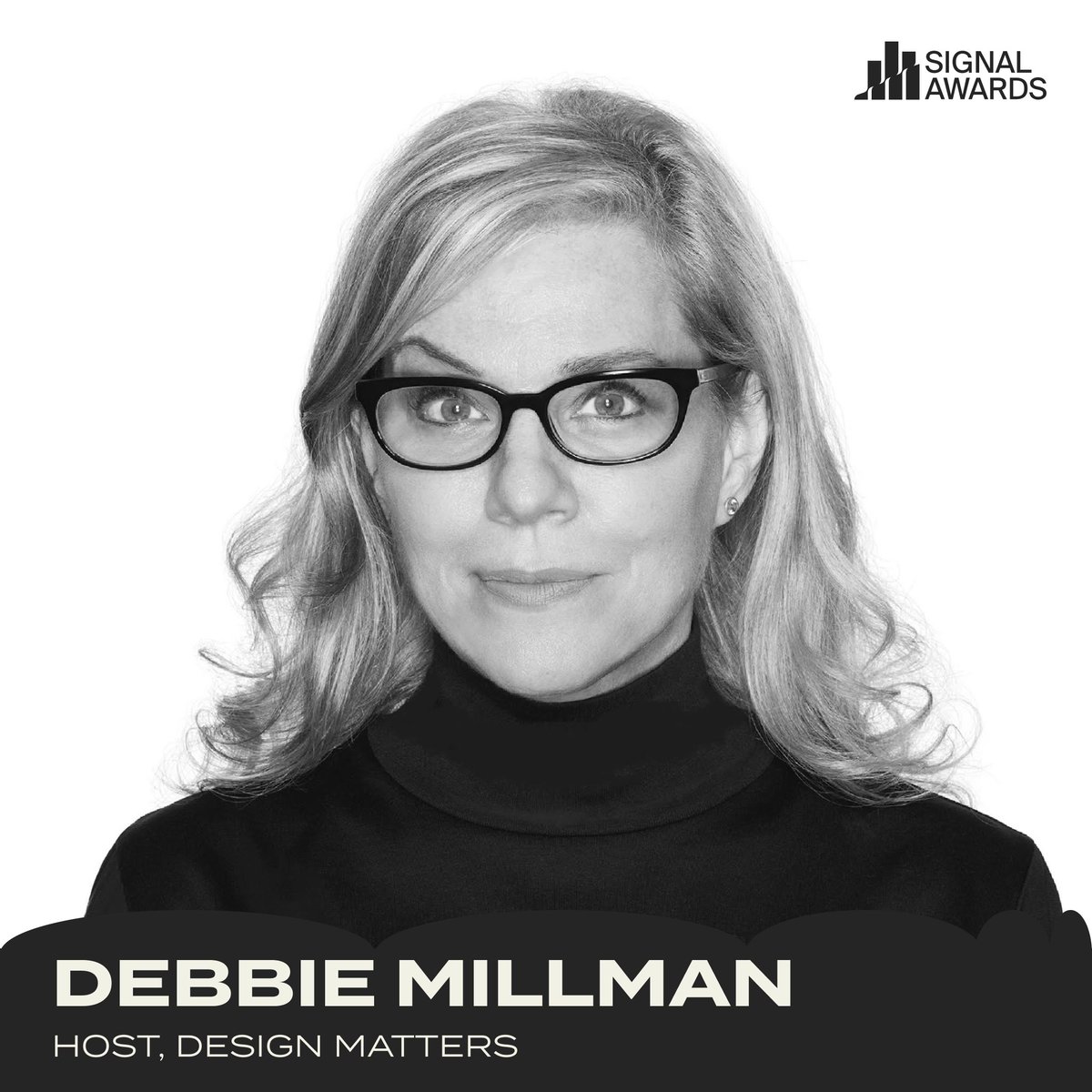 Help us spotlight a Signal Awards Judge, Debbie Millman! 🏆 Debbie Millman is an author, educator, strategist and host of the podcast Design Matters, the first and longest running podcast about design. Early Entry Deadline is THIS FRIDAY - enter now at ow.ly/ZKVh50RvNTb!