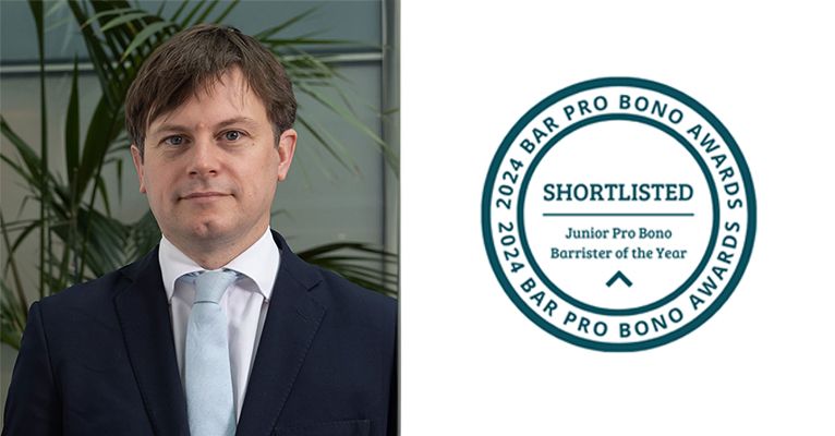 Tonight is the #BarProBonoAwards, an evening focussed on recognising & celebrating the pro bono work of the Bar in England and Wales. Amongst those shortlisted tonight is William Horwood, a family law specialist at St Philips who is up for the Junior Barrister of the Year award.