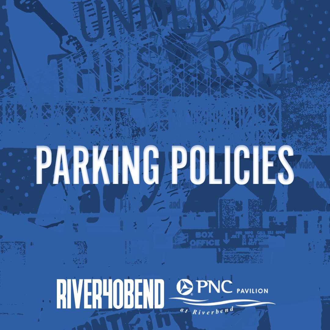 A reminder on Riverbend Music Center and PNC Pavilion parking procedures for the 2024 season! Parking lots will open 2 hours before Door Time for all events unless otherwise specified on the event page of your concert. For more info, visit: riverbend.org/plan-your-visi…