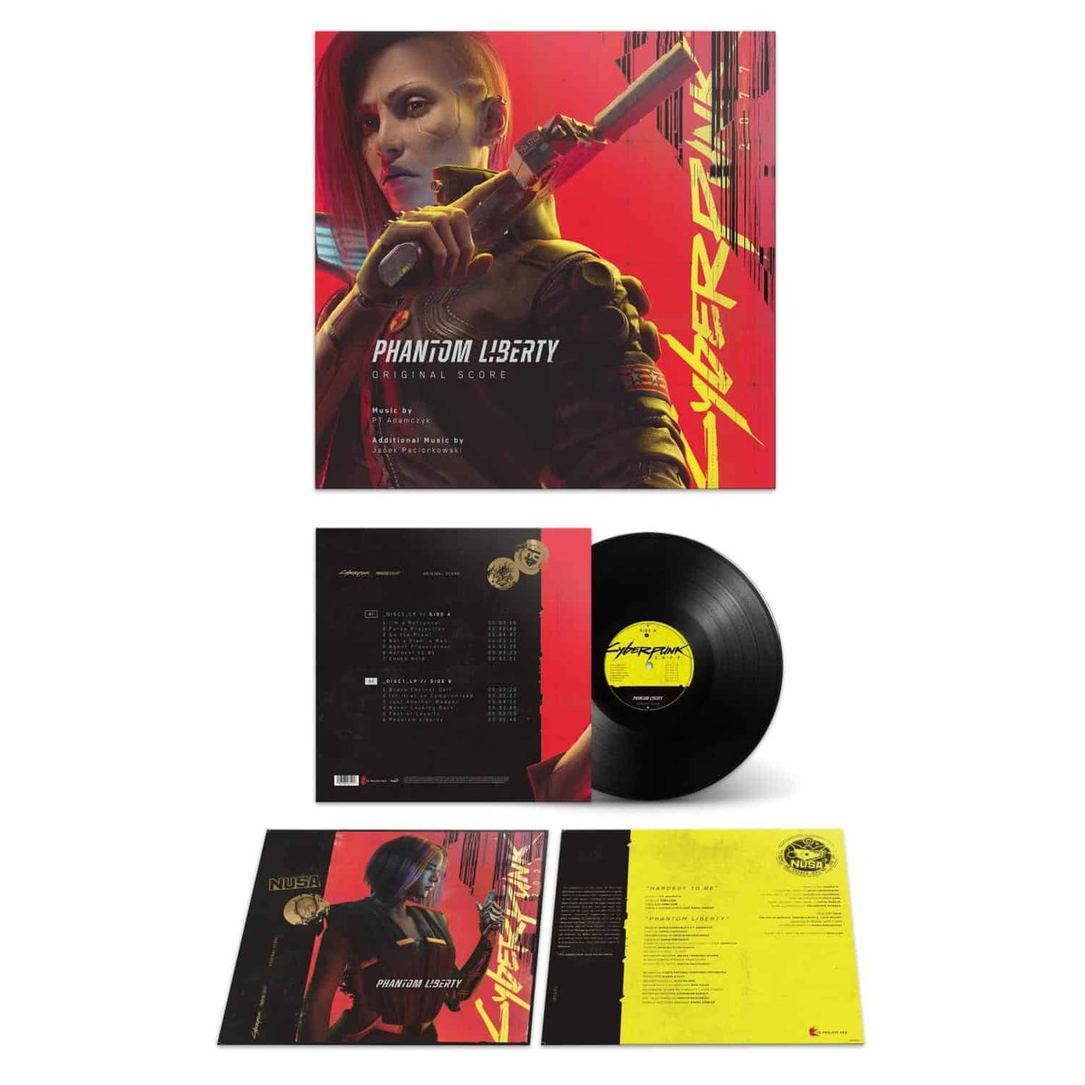 JUST IN! 'Cyberpunk 2077: Phantom Liberty (Original Score)' by P.T. Adamczyk and Jacek Paciorkowski The pair of Polish musicians provide a suitably futuristic electronic and industrial-tinged score to the expansion of the open world game. @MilanRecLabel normanrecords.com/records/202984…