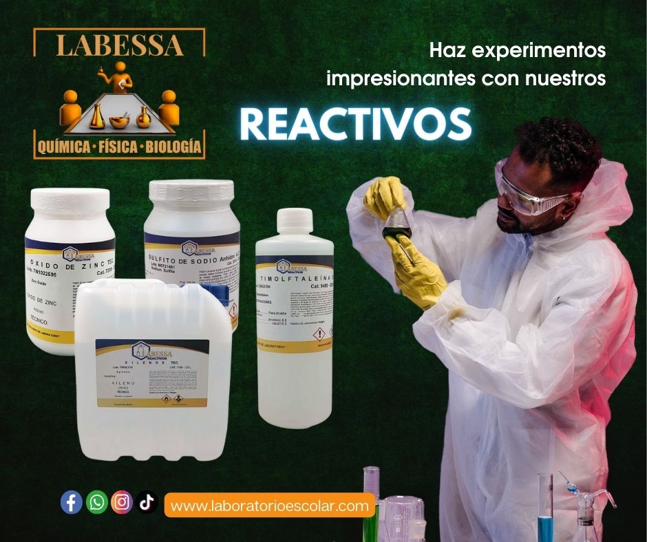 labessaexpress's tweet photo. Descubre la excelencia en reactivos para laboratorio con LABESSA. Nuestra amplia selección de productos garantiza la máxima calidad y precisión en cada experimento. 🧪#Enlabessaestá #Quimica #Fisica #Biología #Industria #LABESSA https://t.co/4Jf8pEHTZe