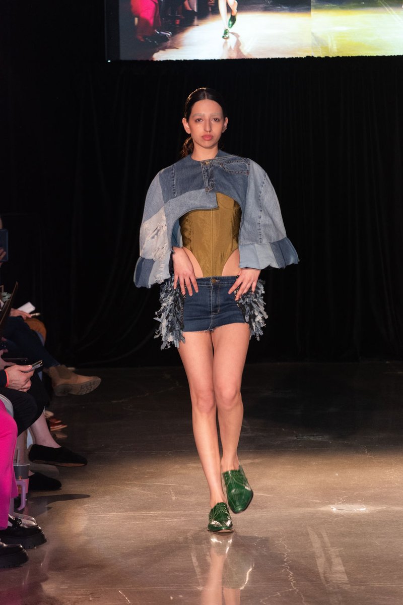 SenecaFashion's tweet photo. 🎉Congrats to Kimia Soleyman Heshmat, Fashion Arts grad, for the ‘Material Innovation’ award at Redefining Design 2024! Check out Kimia's captivating collection below. Special thanks to all contributors! #FashionForward #fashionstyle https://t.co/ge84xtvJxX