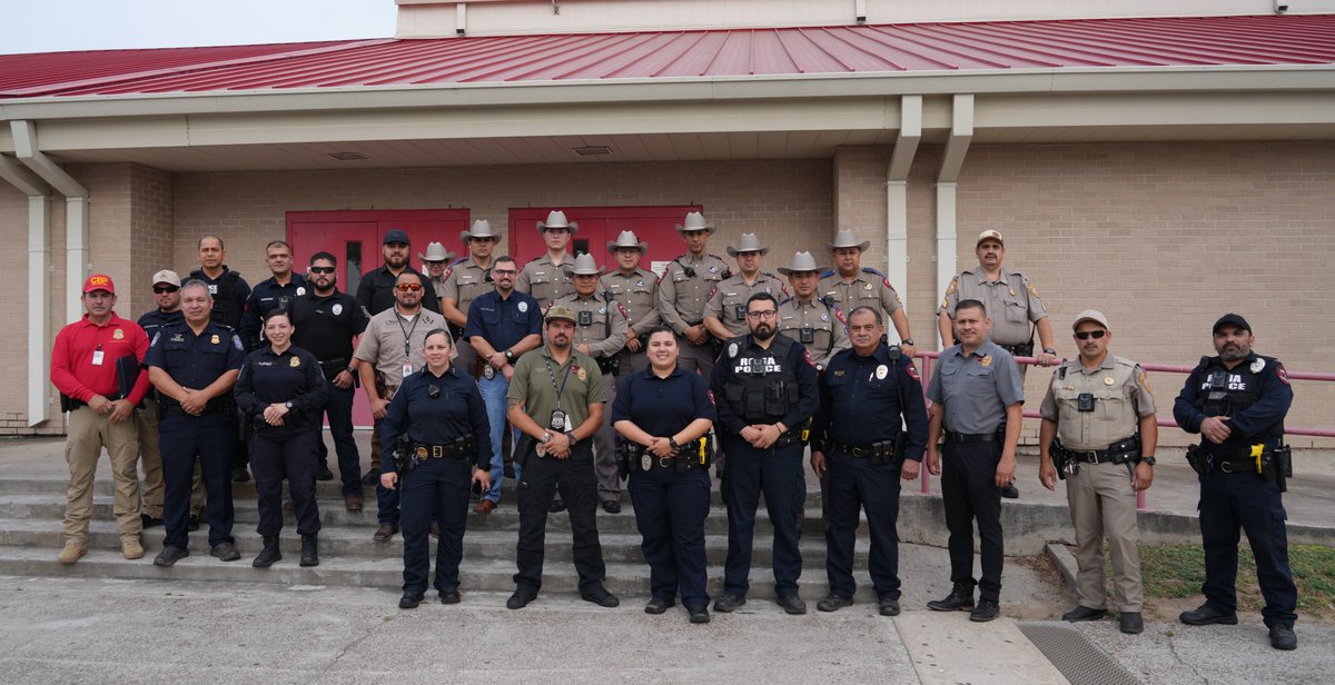 Thank you to the law enforcement agencies that joined Roma ISD in walk throughs of buildings at the district today. A new state law mandates these walk throughs so that law enforcement can be aware of the lay out and functioning of district buildings in the event of an incident.