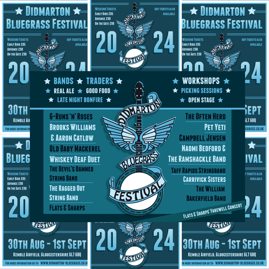 Home from the wonderful Crossover Festival like us? Planning your next festival? Then join us at Didmarton for amazing music, workshops, picking &amp; dancing. Tickets only £85 inc. camping, grab them while you can and start planning now! 😀
didmarton-bluegrass.co.uk/tickets/