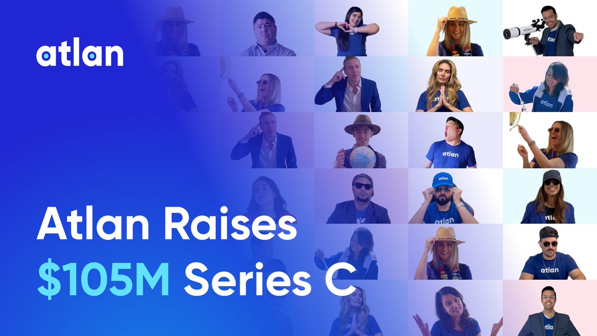 BREAKING: We announced a $105M Series C led by GIC, Singapore’s Sovereign Wealth Fund, and <a href="/MeritechCapital/">Meritech Capital</a>, investors behind iconic companies like <a href="/SnowflakeDB/">SnowflakeDB</a> and <a href="/tableau/">Tableau</a>, and our early backers <a href="/SalesforceVC/">Salesforce Ventures</a>  and <a href="/peakxvpartners/">Peak XV Partners</a>. 💥

Read more: atlan.com/atlan-raises-1…