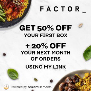 ✨LIVE NOW✨ at Twitch /sheilur ~ coworking  & chatting 🌷

This month I’m sponsored by Factor 75 & I have an awesome deal to share with you using my link below! 🥗👩🏽‍🍳 #Factor75Partner #ad