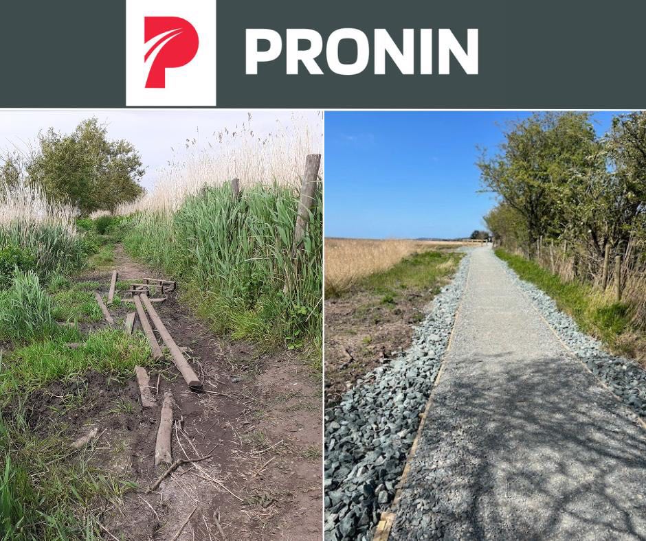 Pronin_limited's tweet photo. Pronin is proud to have completed the first section of repair works to The King Charles Ill England Coast Path - which will be longest managed coastal path in the world. It will go all the way around the coast of England and will be around 2,700 miles long when it is complete. https://t.co/ngKyQ5bz4P