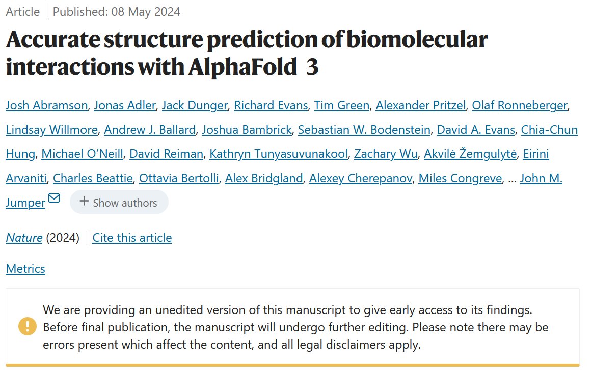 SHolderbach's tweet photo. wake up, new kind of preprint(?!) just dropped #AlphaFold https://t.co/DZDocLCL6p