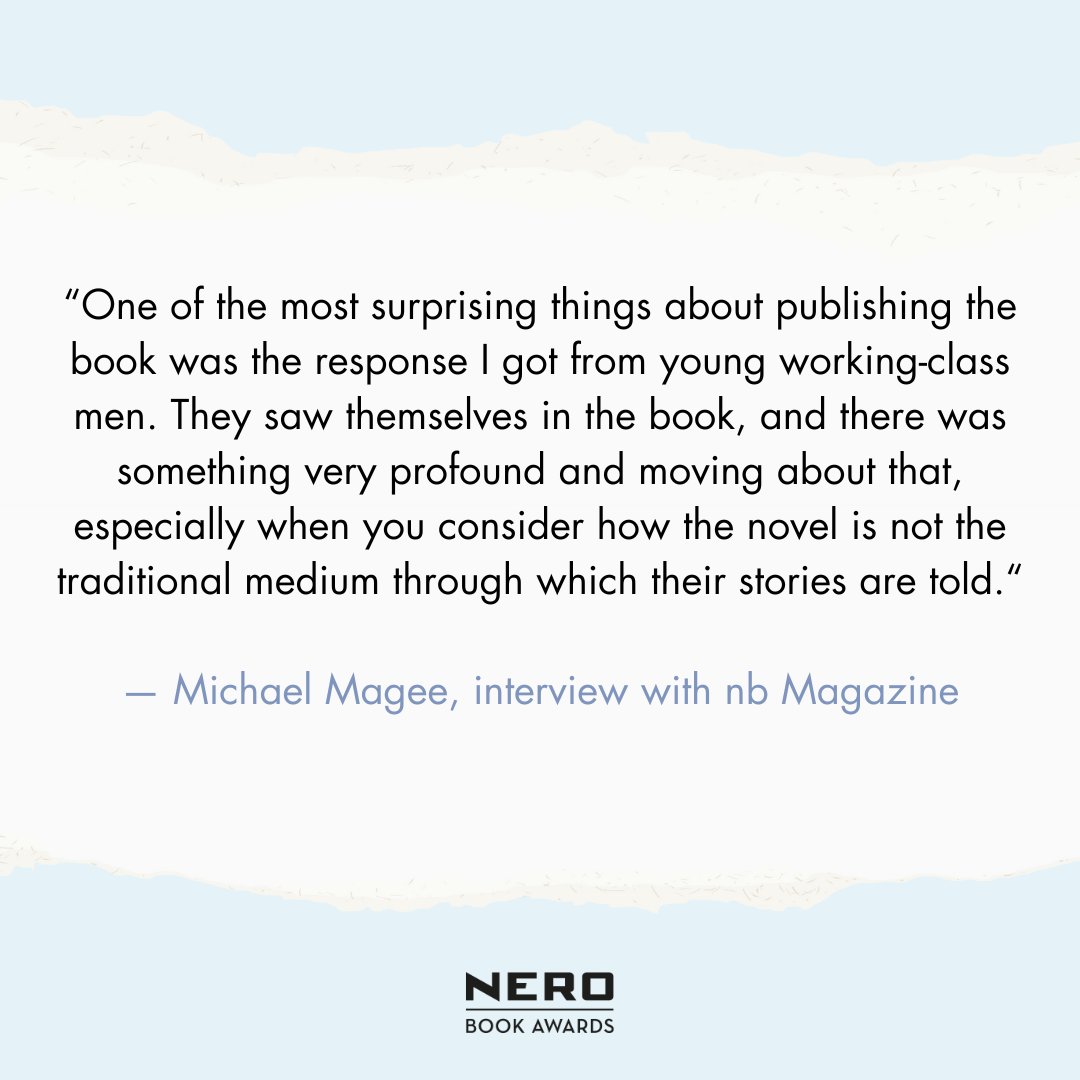 We loved @NBmagazineUK's interview with @michaelmagee__ all about his Nero Book Awards category winning book 📚