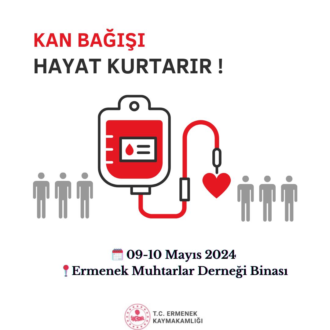 09-10 Mayıs 2024 tarihlerinde Kızılay Konya Kan Bağışı Merkezi Müdürlüğünce ilçemiz muhtarlar derneği binasında düzenlenecek olan kan bağışı kampayasına tüm vatandaşlarımızın desteklerini bekliyoruz .

HER DAMLA KAN, KURTARILAN BİR CAN !

#Kızılay
#SensizOlmaz