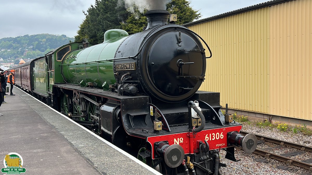 61306 'Mayflower' takes charge of the next passenger service from Minehead to Bishops Lydeard.

5th May 2024.