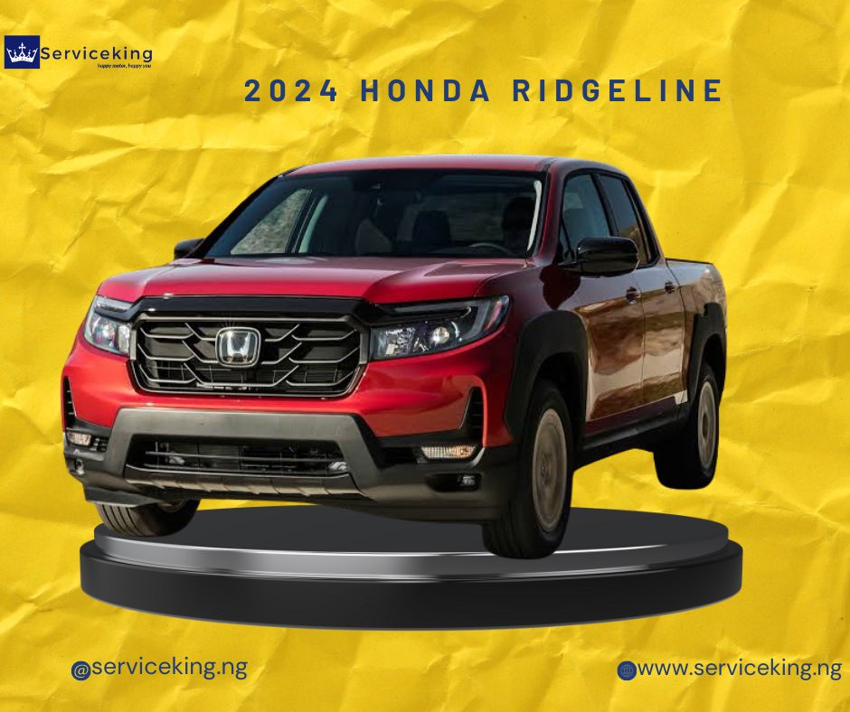 Our #Carcrush for Week 19 of the year goes to the 2024 Honda Ridgeline ❤️

#honda #hondaridgeline #car #cars #carlovers #carcrushwednesday #wheelscrush #wcw #ccw #wheelscrushwednesday #ibadanmechanic #automechanic #trending #viralpost #carpost #servicekingnigeria #serviceking