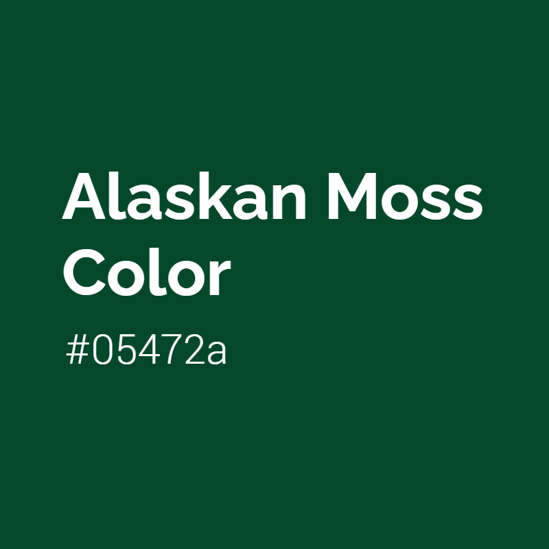 Alaskan Moss color #05472a A Warm Color with Green hue! 
 Tag your work with #crispedge 
 crispedge.com/color/05472a/ 
 #WarmColor #WarmGreenColor #Green #Greencolor #AlaskanMoss #Alaskan #Moss #color #colorful #colorlove #colorname #colorinspiration
