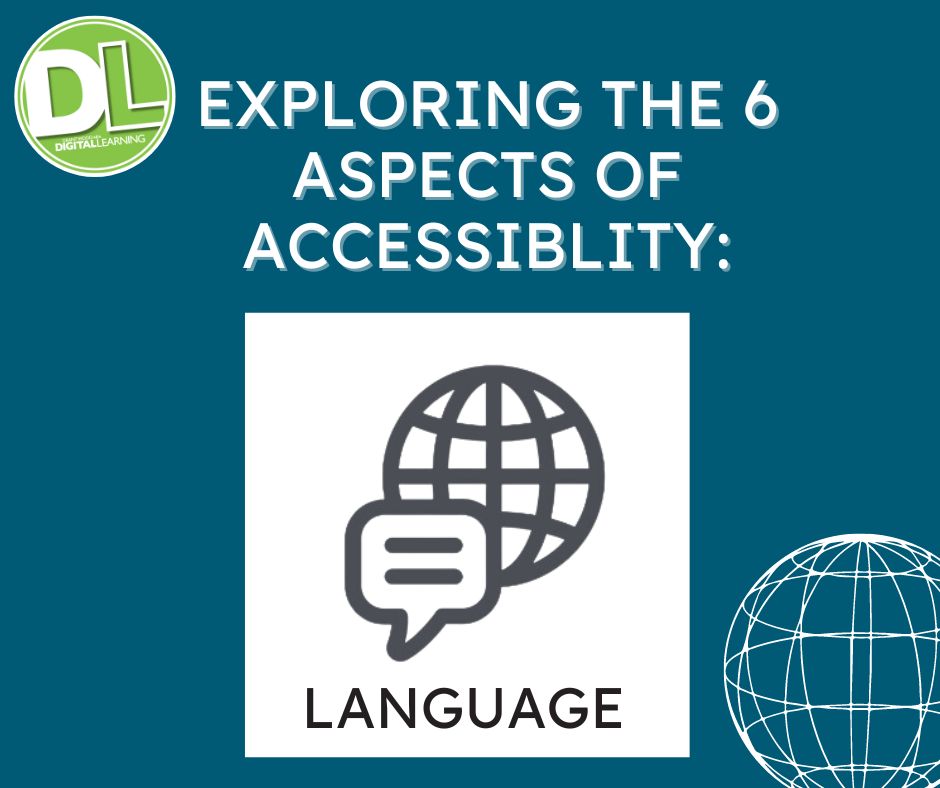 🔎 Today let's explore Language Accessibility! 

🎧 Have a listen to an episode of the DL Team podcast "Divergent by Design" as they explore Language through a Universal Design for Learning (UDL) lens: buff.ly/4bkmhAK  

#dlgwaea #GWAEA